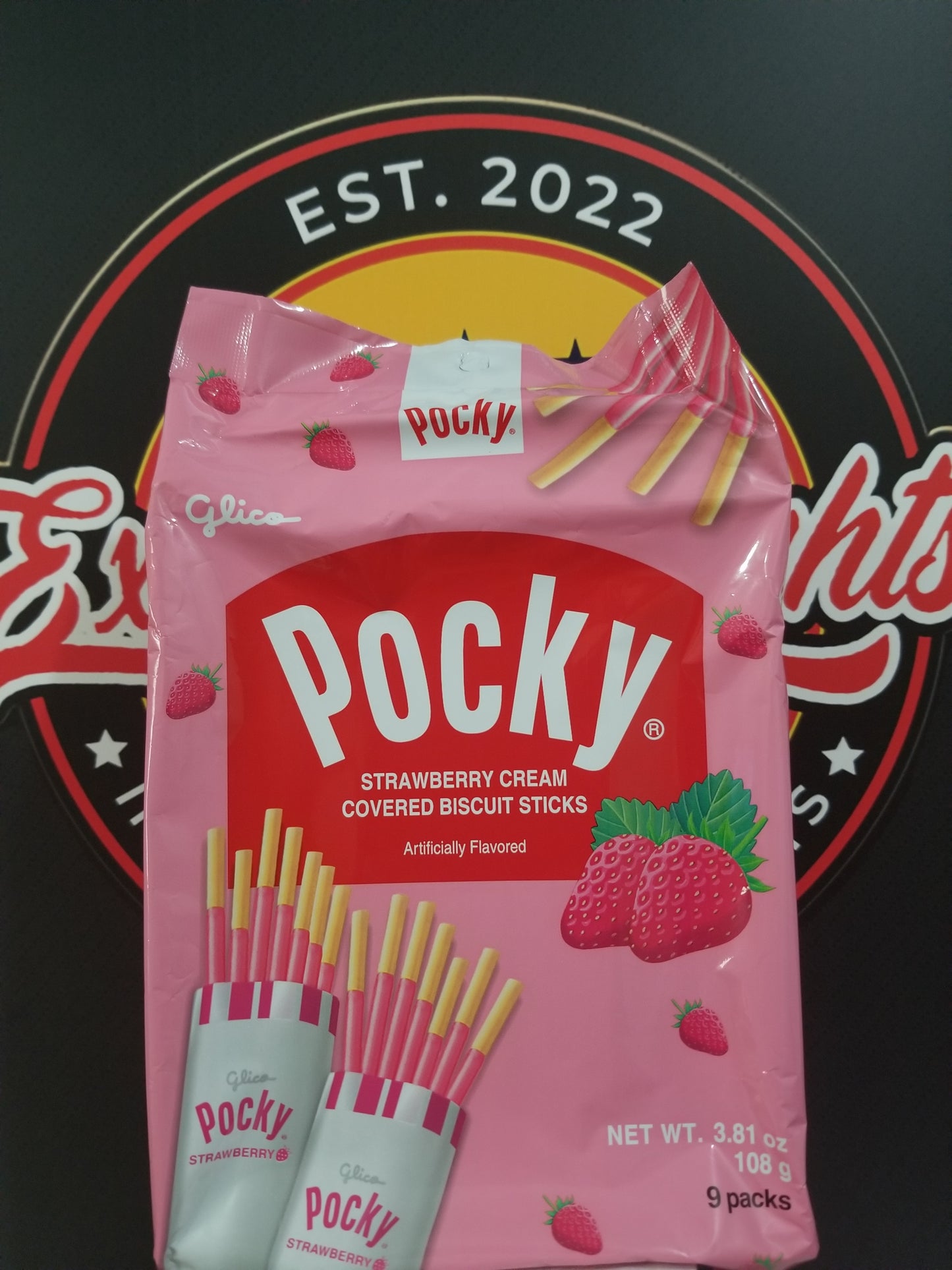 Pocky Strawberry Cream Pouch (Thailand)