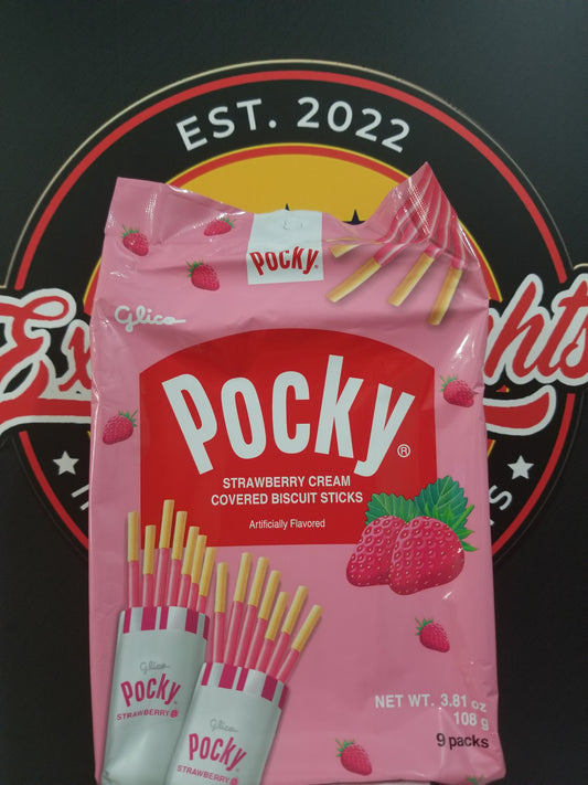 Pocky Strawberry Cream Pouch (Thailand)